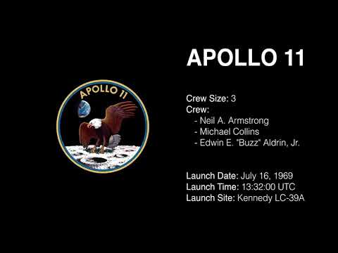 Appolo 11 moon landing animation