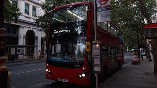 Full Route Visual Route N91 Trafalgar Square to Cockfosters