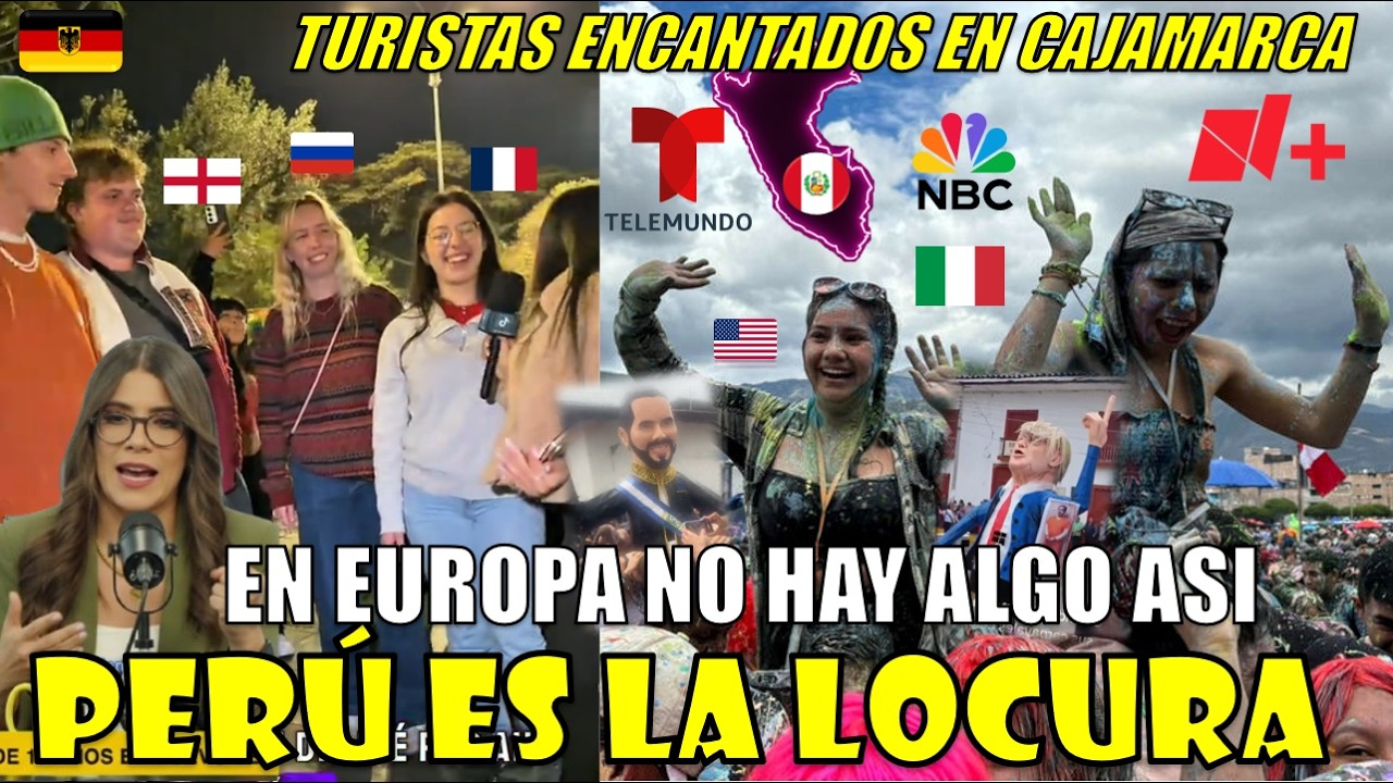 EXTRANJEROS FELICES: PERUANOS TIENEN LOS MEJORES CARNAVALES DEL MUNDO- CANTIDAD TURISTAS IMPRESIONA