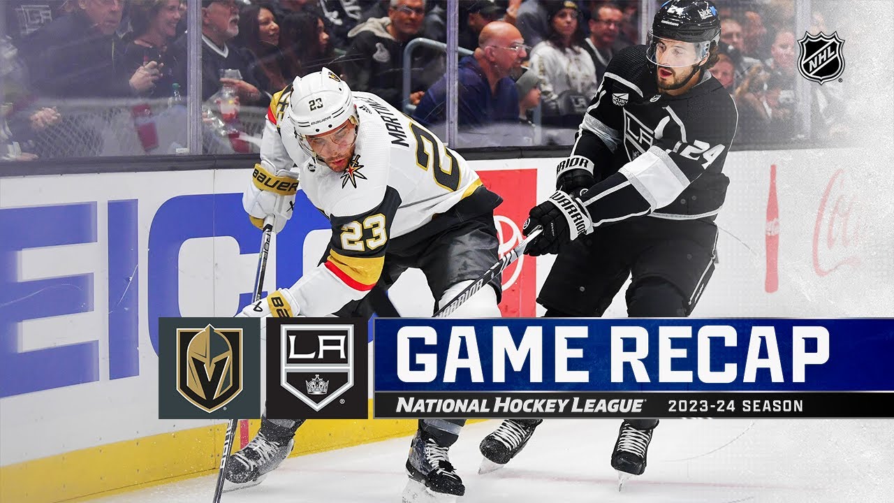 Golden Knights @ Kings 10/28 | NHL Highlights 2023 - YouTube