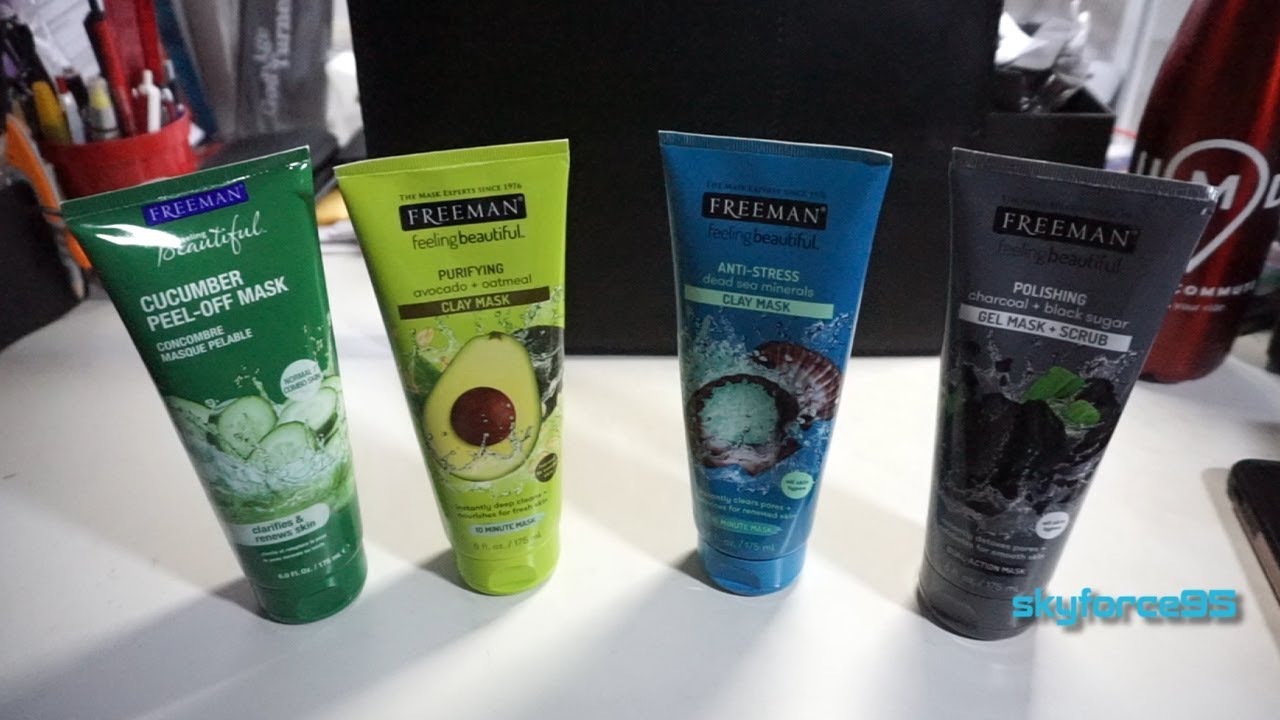 Freeman Facial Mask Variety Set Review YouTube
