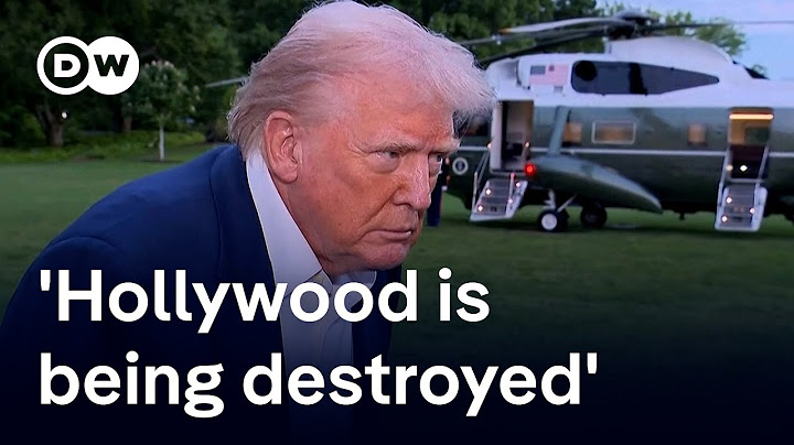 Trump threatens 100% tariff on foreign films: How’s Hollywood reacting? | DW News