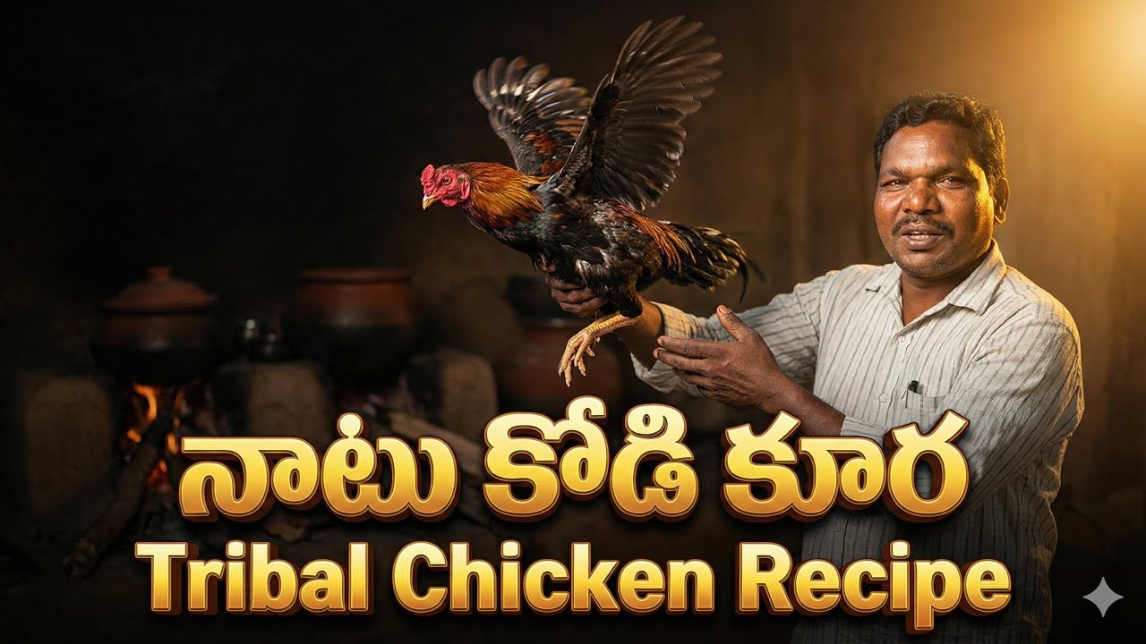 ఇలా నాటు కోడి కూర చేసారా? | Tribal Village Chicken Recipe 🔥