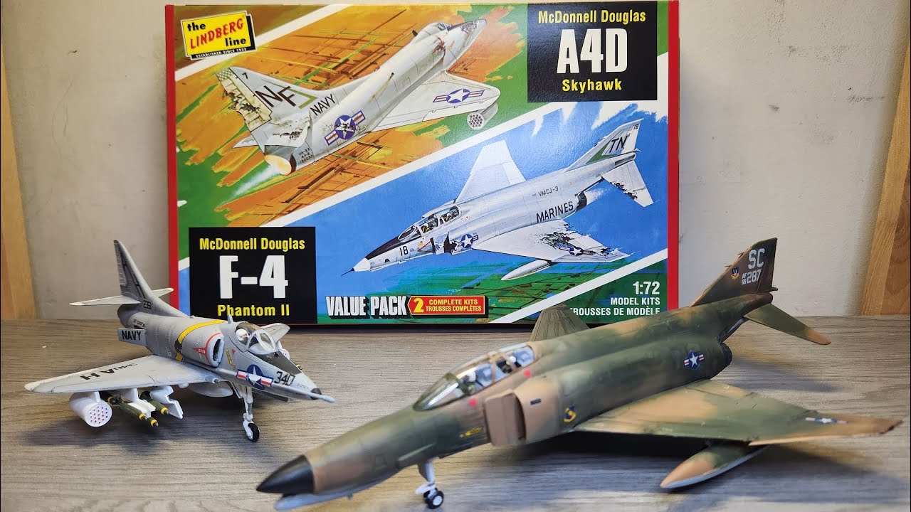 A4D Skyhawk F4 Phantom II Jets Lindberg 1 72 Scale Final With Shop a4d-skyhawk-f4-phantom-ii-jets-lindberg-1-72-scale-final-with-shop