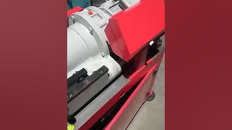 How to operate PTR32 Automatic Rebar Thread Rolling Machine