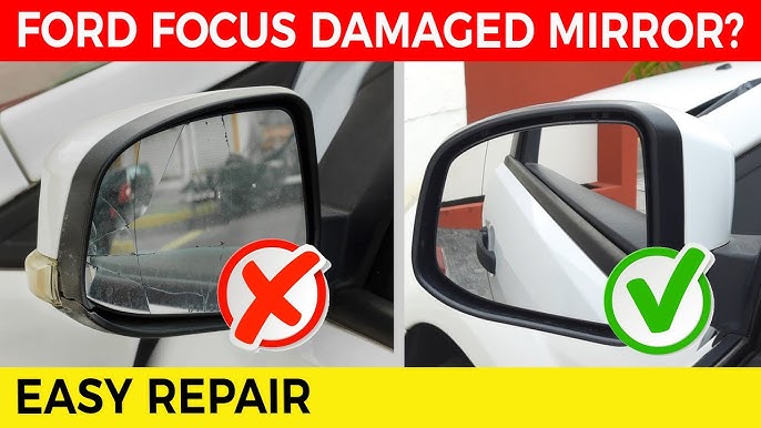 Ford Focus Mk2 Mk3 How to change side indicators (light) & mirror cap.  Instructions (D*3/DYB, 04-14) 