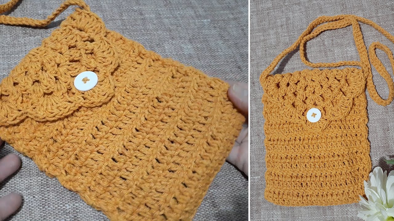 BOLSINHA TIRACOLO EM CROCHÊ | Passo a Passo
