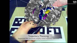 Exploring Visuo-Haptic Augmented Reality User Interfaces for Stereo-Tactic Neurosurgery Planning