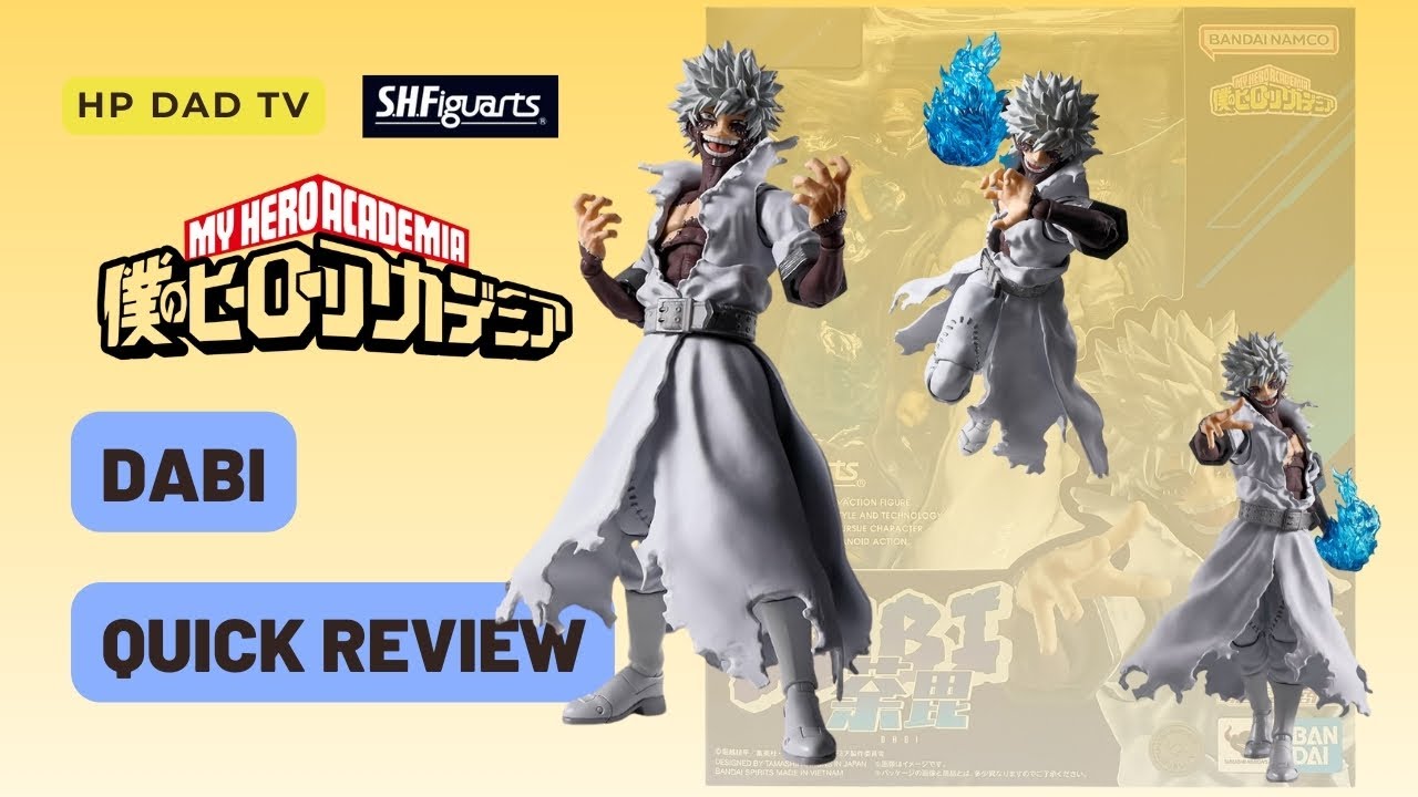 S.H.Figuarts Dabi Review 🔥 Blue Flame Villain Perfection? | My Hero Academia Figure