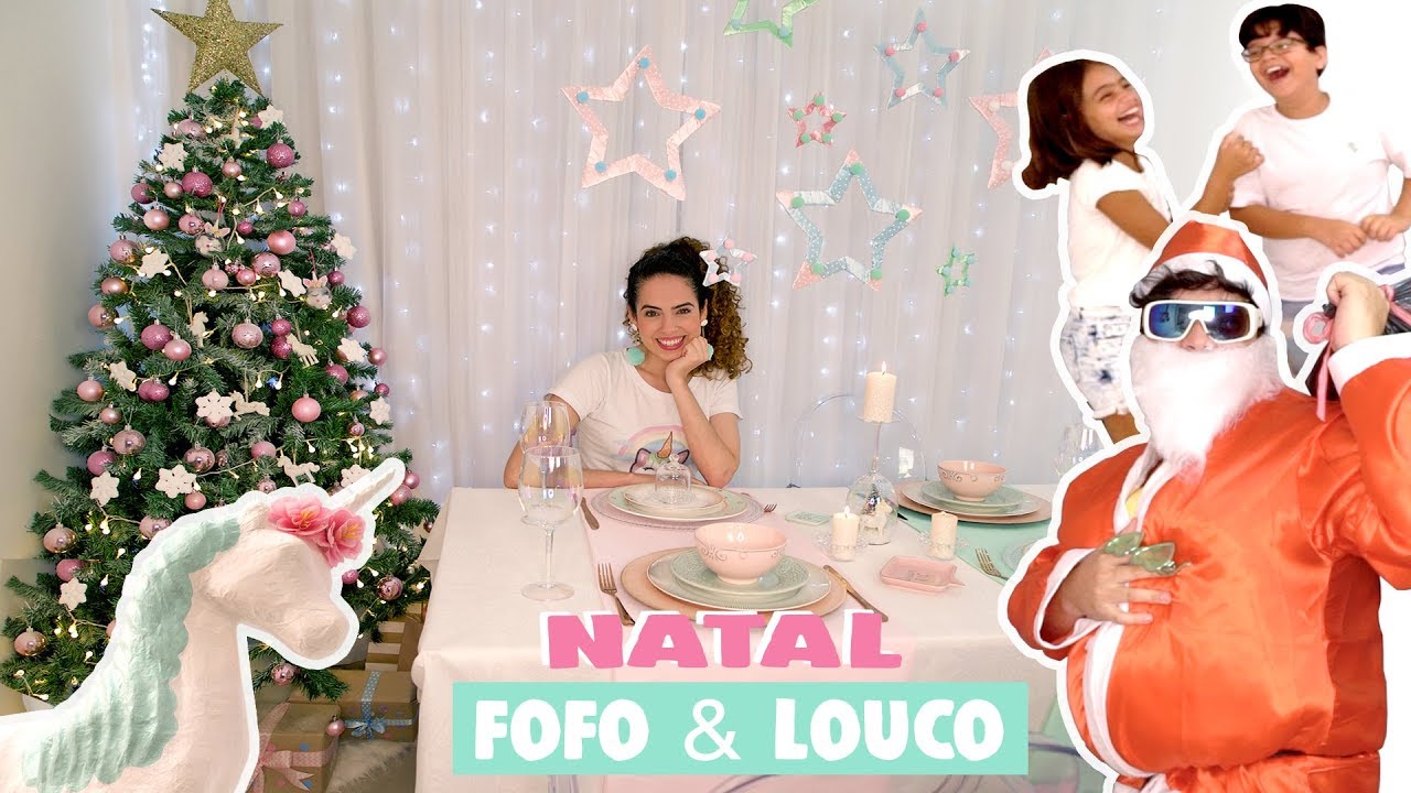 UM NATAL FOFO & LOUCO: DECORANDO A MESA DA CEIA + PEGADINHA COM MEUS IRMÃOS | Paula Stephânia