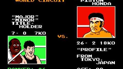 Mike Tyson Punch Out Code Password To World Circuit Secret Revealed Nintendo NES