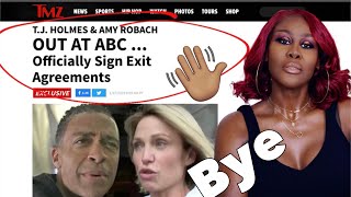 T.J. HOLMES & AMY ROBACH ARE OUT AT ABC! IT WAS INTENSE! PHEW! I WISH I WAS A FLY ON THE WALL 🪰