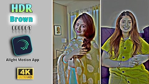 Tik Tok Trending Effect || Alight Motion Brown Effect || HDR Effect XML |