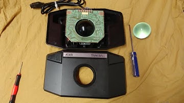 Atari Missile Command Trak-Ball Teardown CX-80 Teardown