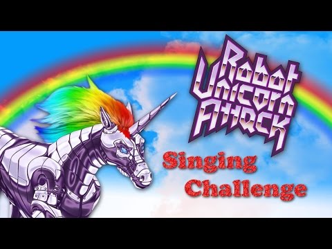 STUPID DOLPHIN! - Robot Unicorn Attack Singing Challenge!