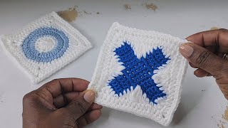 How to Crochet Kiss (X) Granny Square | Crochet Tutorial screenshot 4
