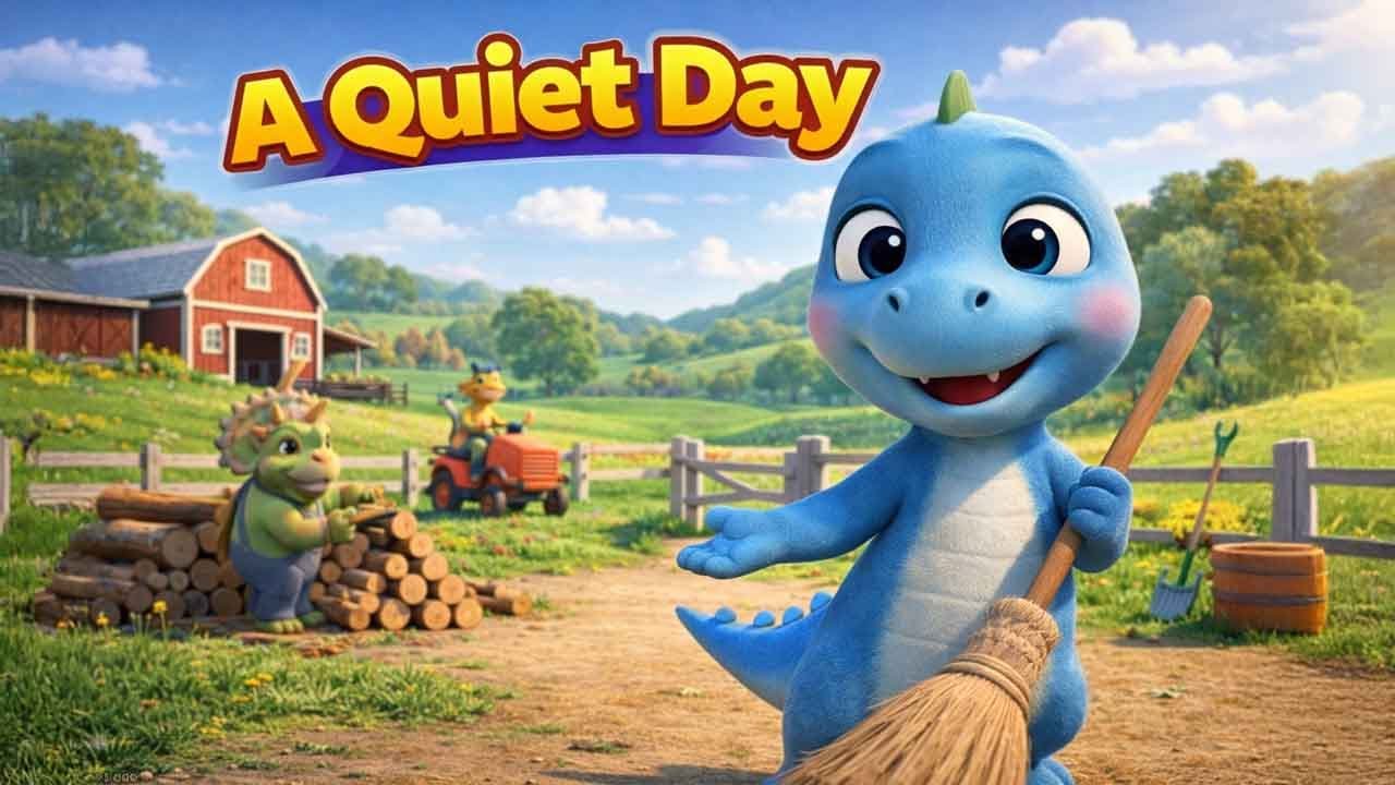 A Quiet Day 🦕 | Dino Farm TV