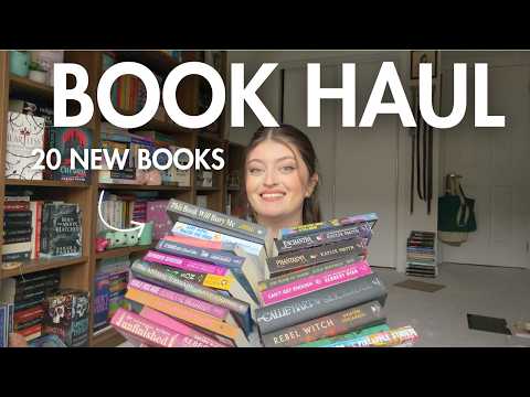 book haul 📚 20 new books from book outlet, preorders & more