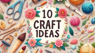 Easy Handmade Gifts Ideas 💖 Beautiful Decorations Craft Ideas with Foam EVA 💖 10 DIY Crafts Ideas
