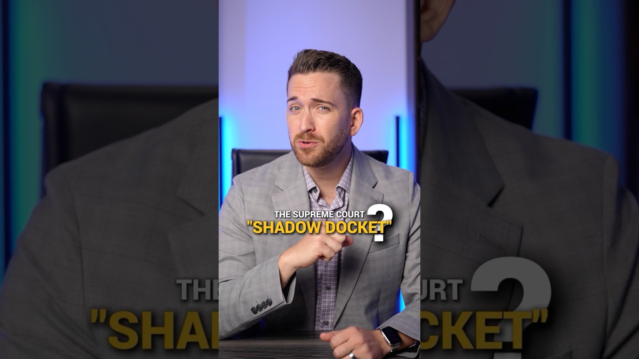 What Is the Supreme Court's Shadow Docket? #ConstitutionalLaw #atlanta