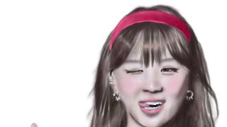 Drawing Le Sserafim Kim Chae Won