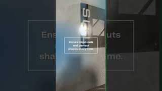 Ultra-smooth thin stainless sheet cutting in action! ✨⚡