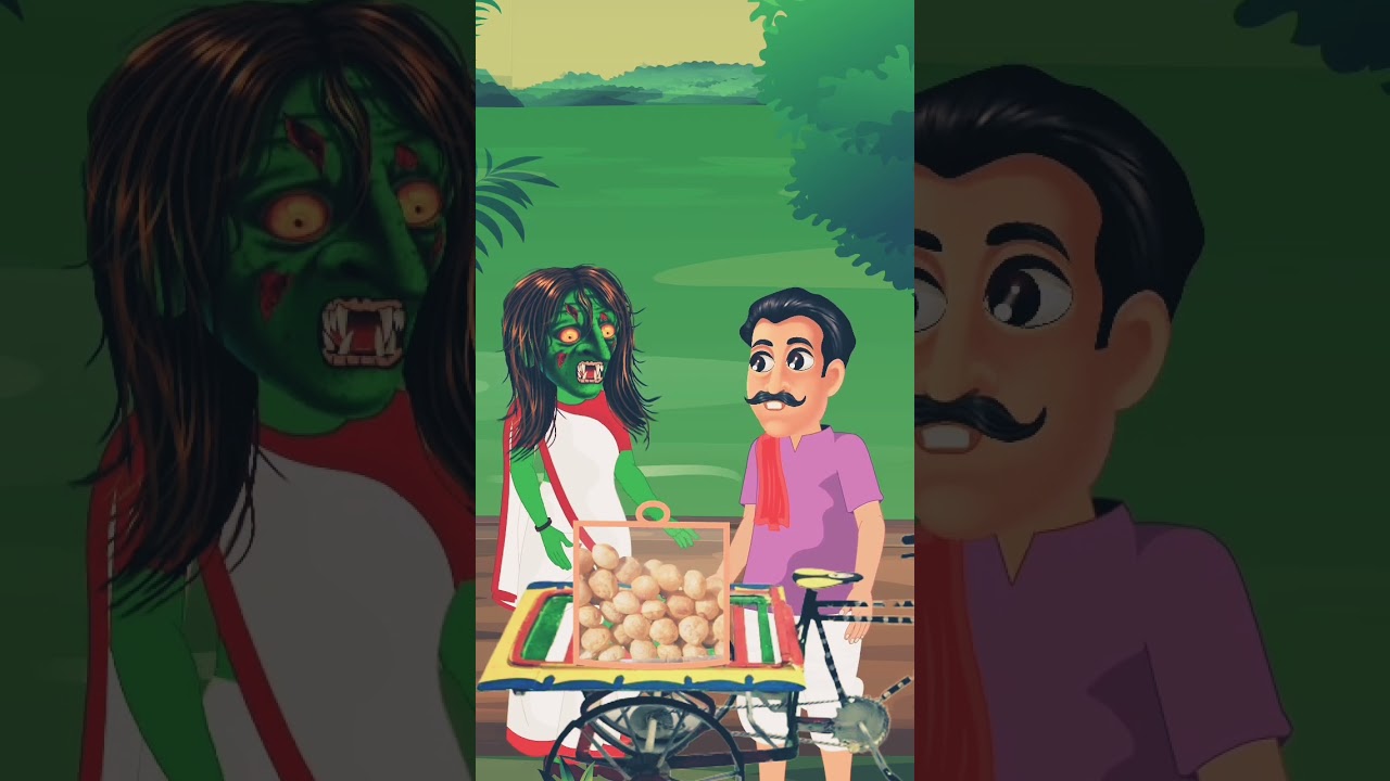 Horror Bangla Cartoon _ ফুসকা লোভী ডাইনি  _ lovi daini 