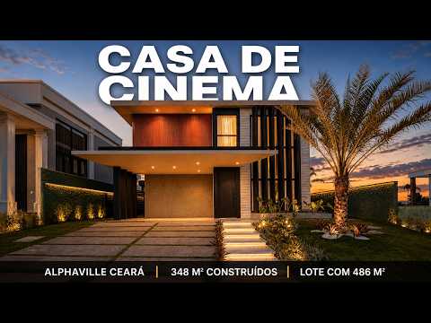 TOUR EM CASA DE ALTO PADRÃO COM 348 M2 NO ALPHAVILLE CEARÁ, CIDADE ALPHA