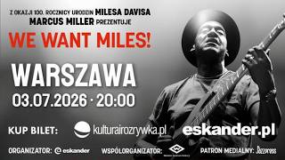 🎸 Marcus Miller – „We Want Miles!” | hołd dla Milesa Davisa na żywo