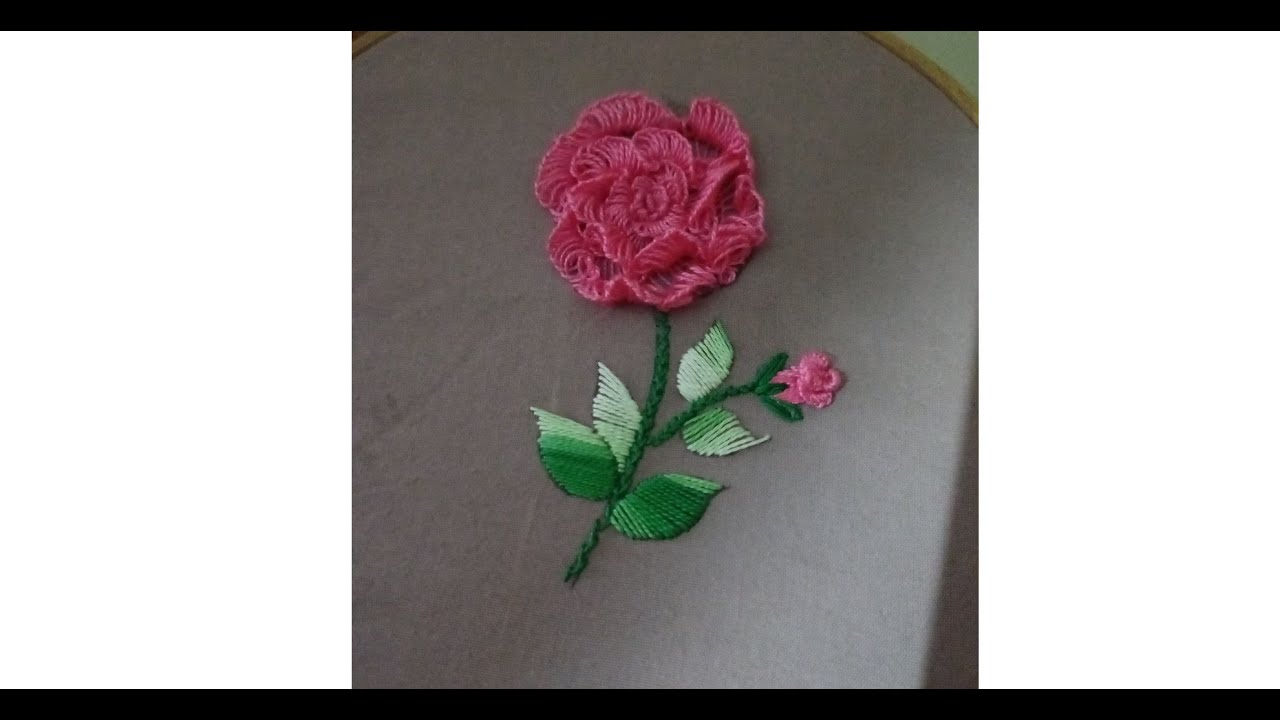 Brazilean embroidery/modern embroidery flower design/rose flower - Leisha's Galaxy embroidery.