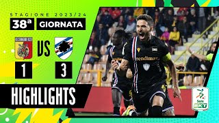 Catanzaro vs Sampdoria 1-3 | Prova di forza netta per il Doria | HIGHLIGHTS SERIE BKT 2023 - 2024