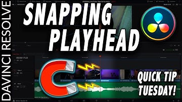 SNAPPING PLAYHEAD in DaVinci Resolve 16 | Quick Tip Tuesday