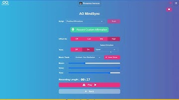 AO SCAN MINDSYNC THE TRANSFORATIONAL POWERE OF AFFIRMATIONS