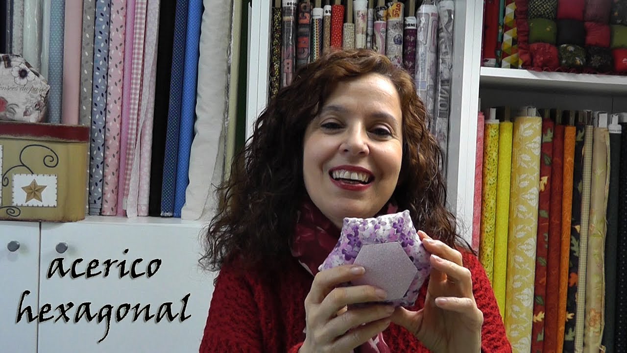 Cómo hacer un acerico hexagonal - patrón gratis