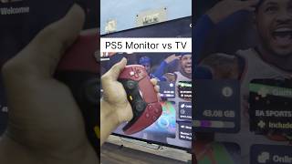 TV or Monitor for your PS5? #pushpakplays #psgames #ps5 #gaming #digitalconsole #sony #tvvsmonitor