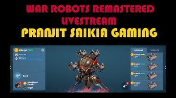 Task 20: Get 25 Kîlls With Yandi Faction Bots | War Robots Remastered LiveStream | #warrobots