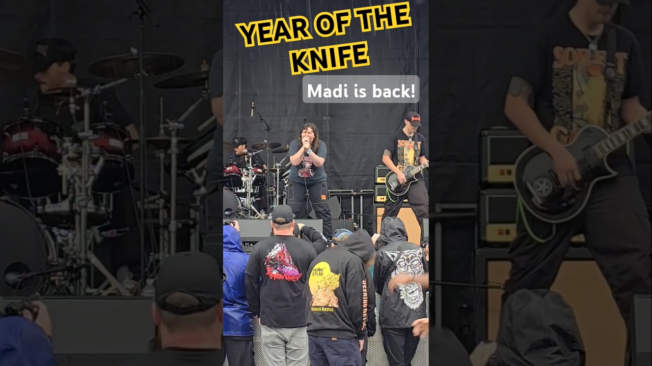 Watch YEAR OF THE KNIFE Return👊Madi Watkins hits the stage! #hardcore #shorts #yotk on YouTube Watch YEAR OF THE KNIFE Return👊Madi Watkins hits the stage! #hardcore #shorts #yotk on YouTube