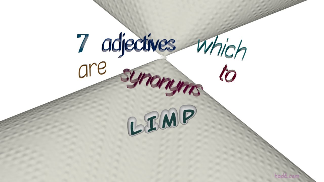 limp - 9 adjectives meaning limp (sentence examples)