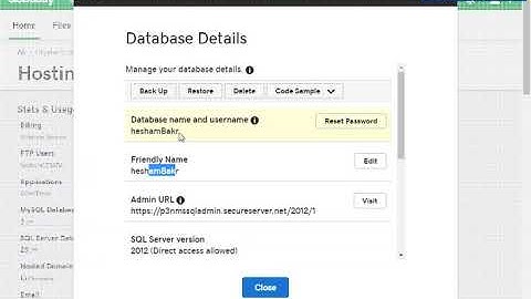 كيف تعمل الاستضافة المشتركة لقواعد البيانات Shared hosting Database