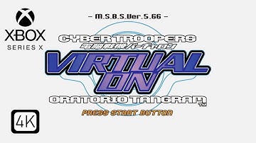 Cyber Troopers Virtual-On Oratorio Tangram (OT) 4K 60fps Xbox Series X - CPU vs. CPU