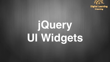 9 jQuery UI Widgets | Online Training Download app from below link