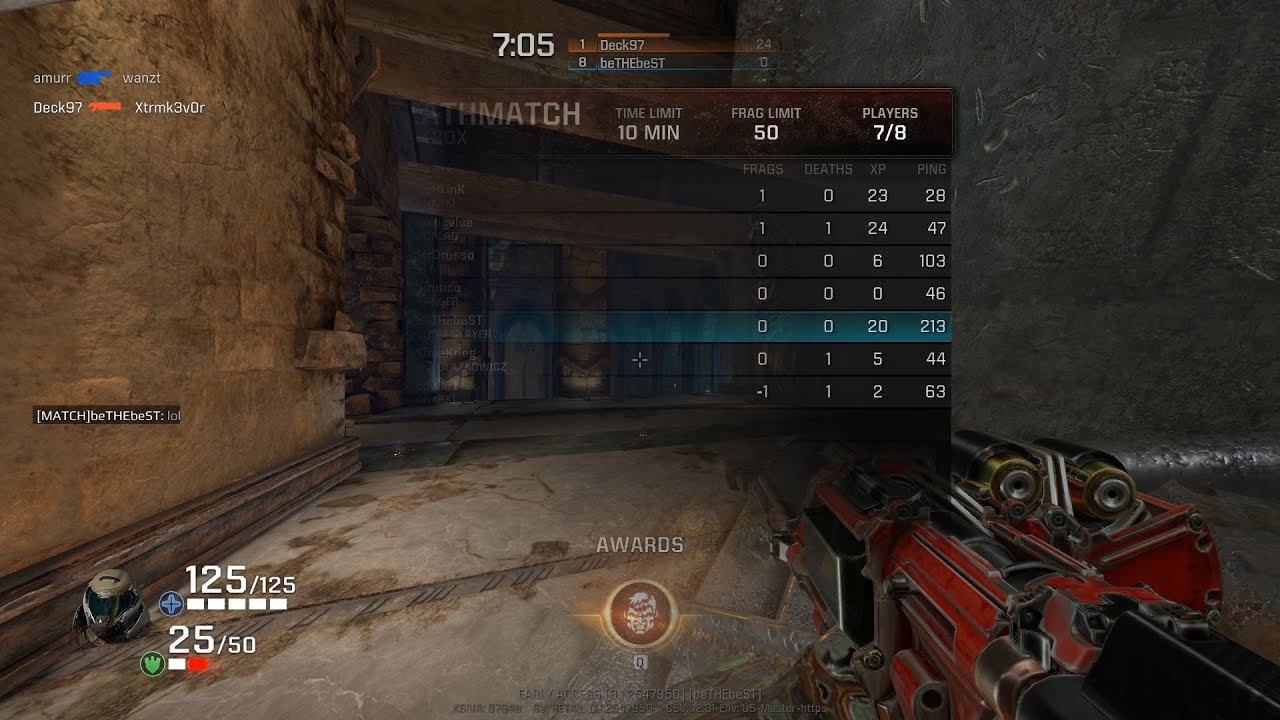 paths 4 penalty (0x000000EA) - Quake Champions