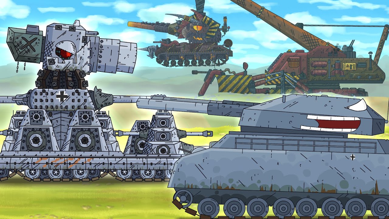 THE SECRET OF RATTE! The Monster Splitter - Cartoons about tanks