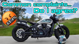 Common Complaints about the Indian Scout Bobber. Are they valid?