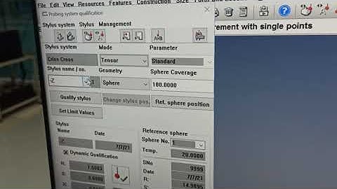 CMM Probe calibration