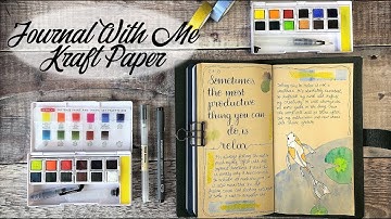 Journal With Me | Kraft Pages | Travelers Notebook