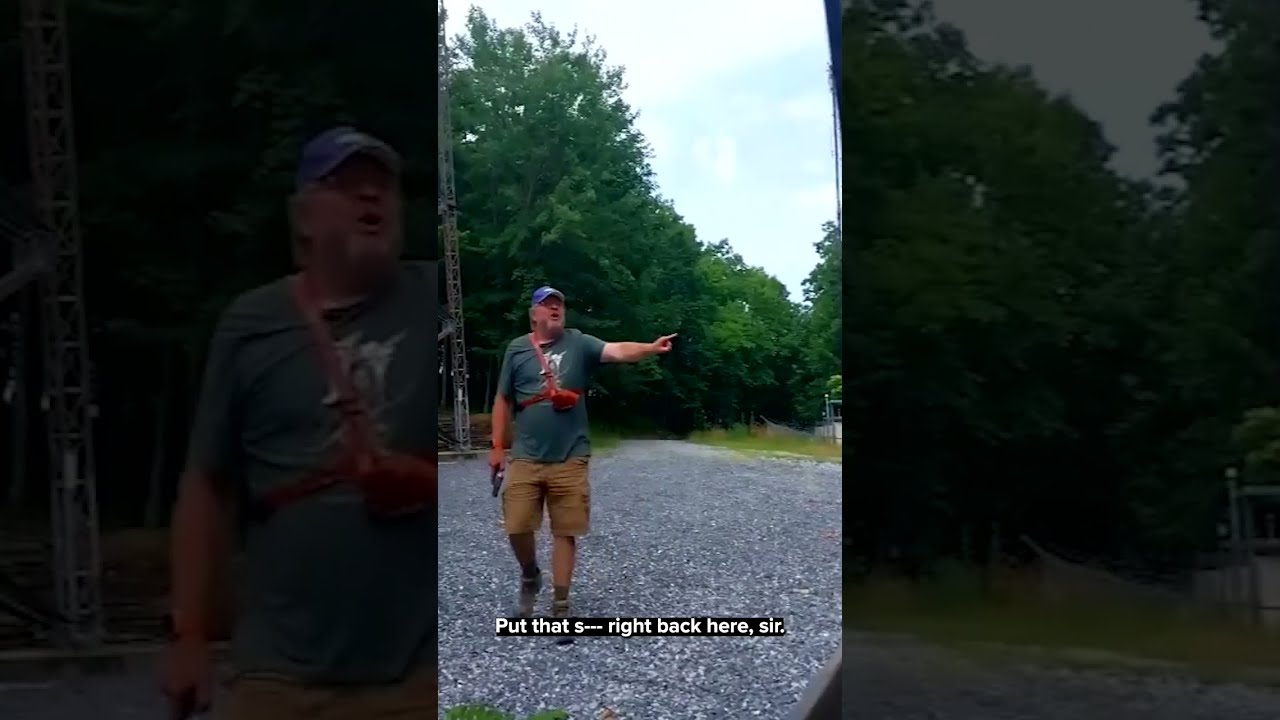  I Feared For My Life Video Captures Man Pulling Gun On Delivery Driver