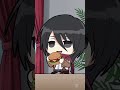 mikasa ~_~ #chibi #attackontitan #cute #anime #aot #mikasaackerman #shorts #aivideo
