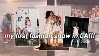 my first fashion show in LA!!! | VLOG