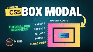 Learn CSS Box Modal - Margin, Padding, Border In One Video | CSS Box Modal Tutorial | In Hindi